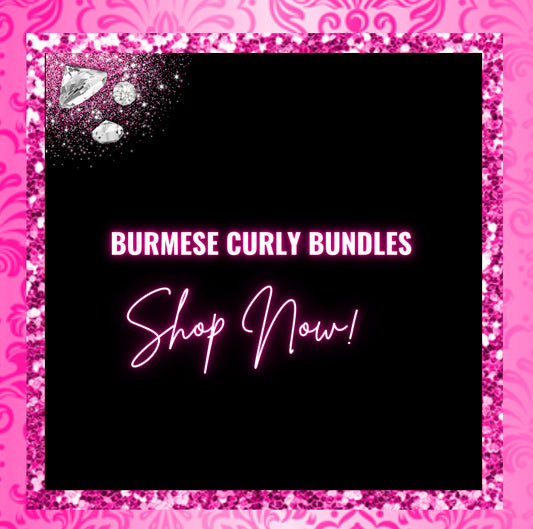 Burmese curly bundles